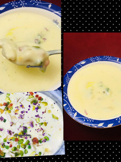A picture of Kashmiri malai rabdi.
