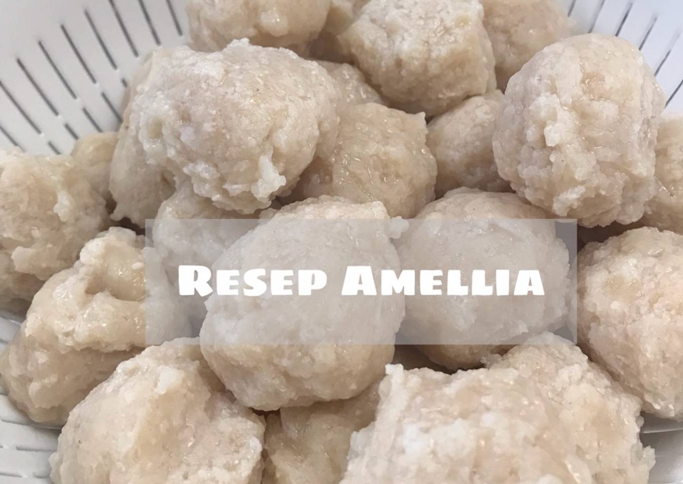 Bakso ayam kenyal