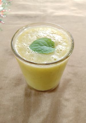 Foto resep Jus sawi putih mix buah untuk diet sehat #day2