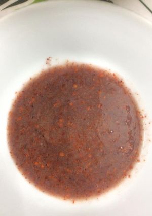 Hình của món Mắm tôm ăn với đậu hủ.