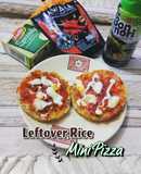 Leftover Rice Mini Pizza with Seaweed Nori