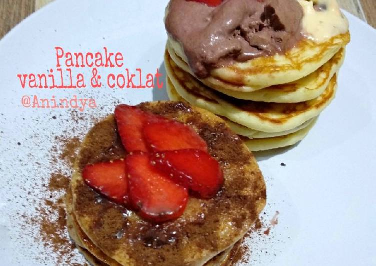 Pancake (Vanilla & Coklat)