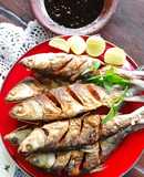 Bandeng goreng sambal kecap petis