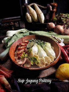 Foto resep Sup Jagung Pokcoy