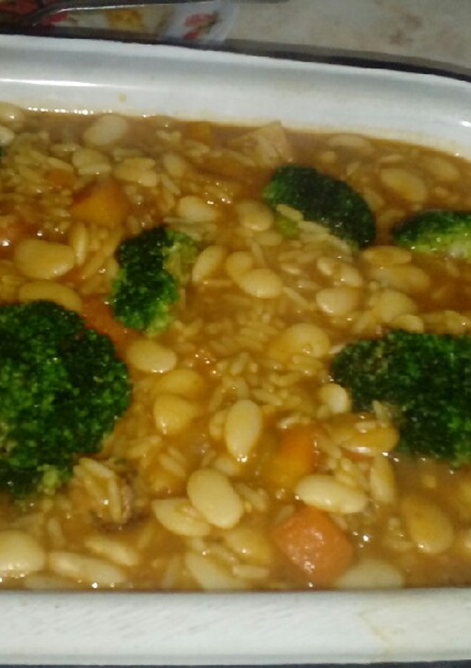Una foto de Guiso con brócoli