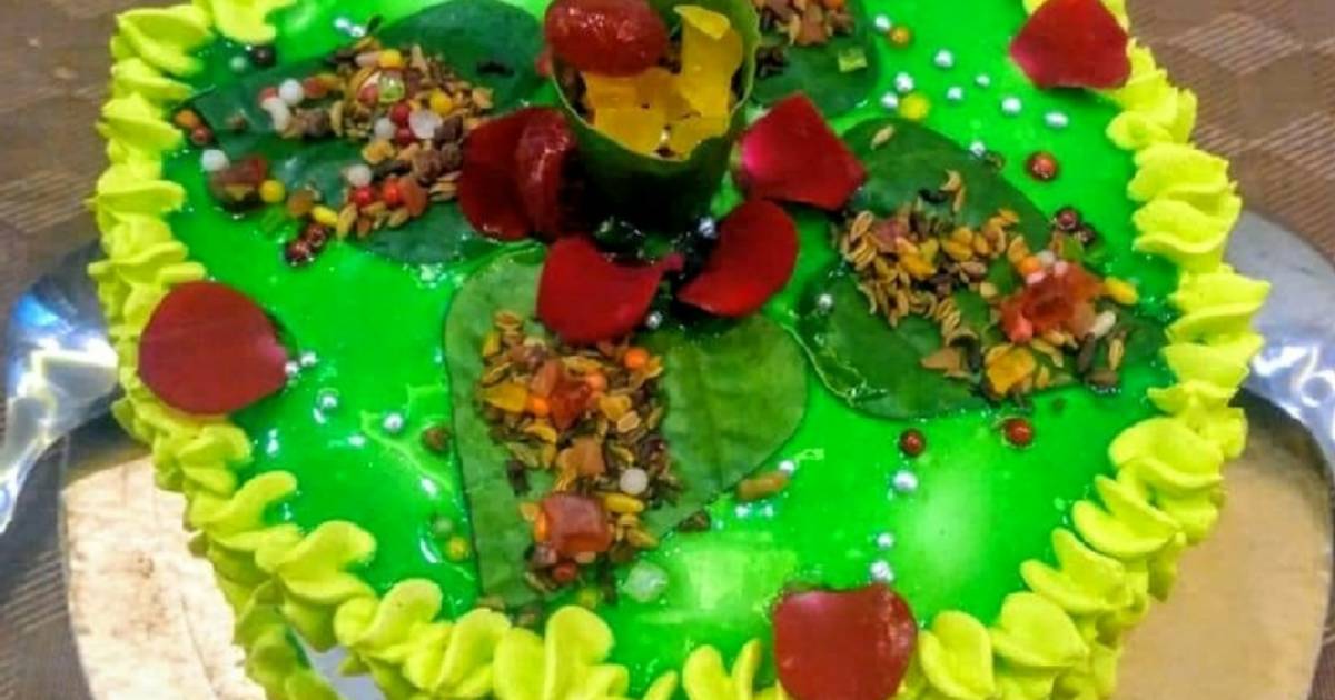Paan flavored Cake Recipe by Mamta L. Lalwani - Cookpad