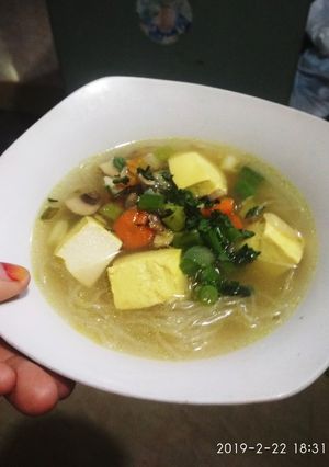 Foto resep Sup Soun Tahu Kuning