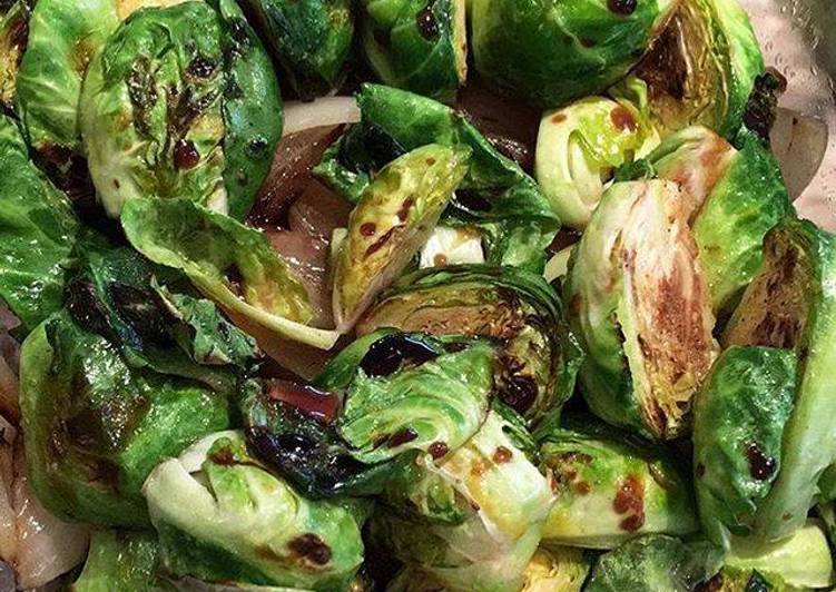 Recipe of Super Quick Homemade Brussels sprout fry