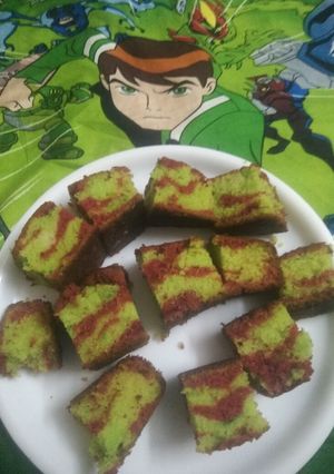 A picture of Two Colour Cake.
