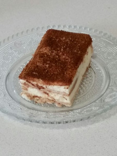 Una foto de Tarta de galletas napolitanas y cuajada