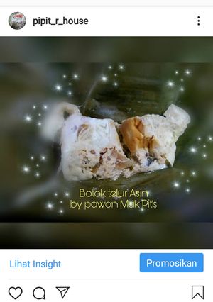 Foto resep Botok telur asin 50bks