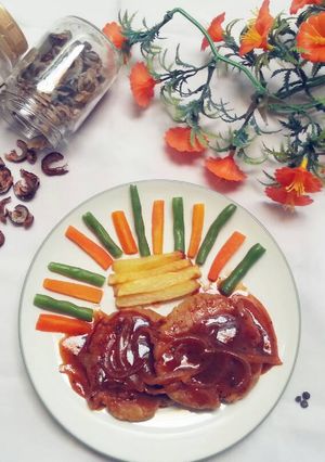Foto resep Tempe Steak with Blackpepper Sauces