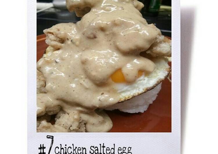 Chicken salted egg