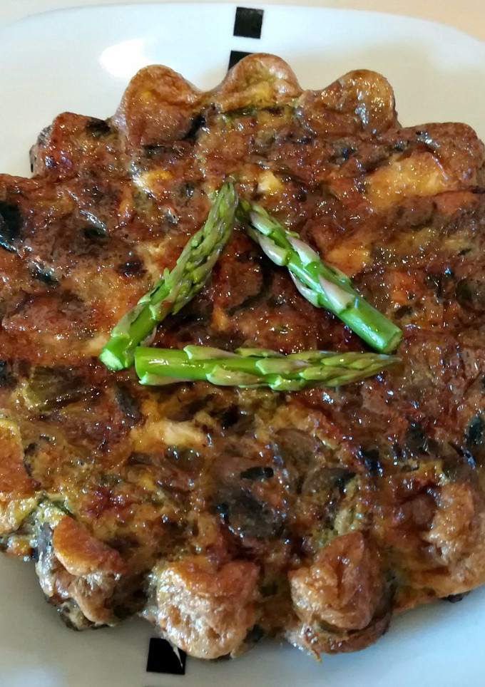 Una foto de Tortilla vegetal al horno