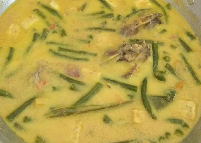 Gulai Ikan Tongkol Kacang Panjang