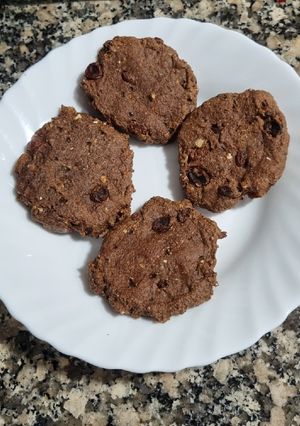 Una foto de Galletas de avena, harina integral y pasas