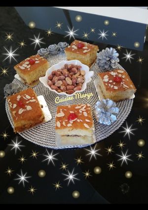صورة لوصفة بسبوسة بذوق البرتقال💚