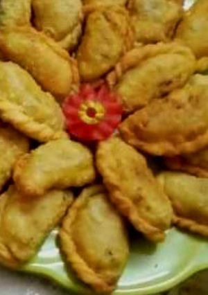 صورة لوصفة سمبوسه أو بوراك بالعجين