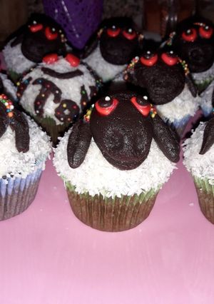 صورة لوصفة كب كيك 🧁 خروف العيد 🐑