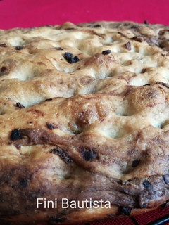 Una foto de Focaccia de morcilla