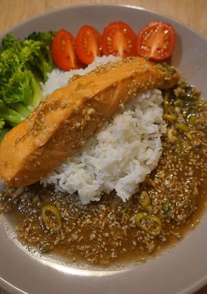 Foto resep Salmon Teriyaki