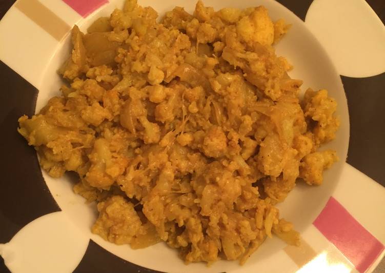 Coliflor al curry