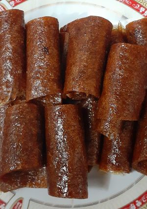 عکسی از دستور لواشک هلو و آلوچه