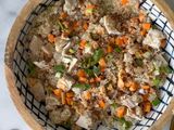 Yakimeshi de quinoa con pechuga de pollo