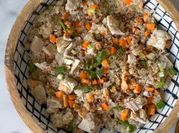 Una foto de quinoa almuerzo