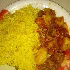A picture of Curry rice.