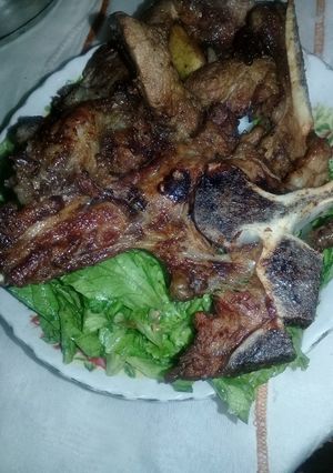 A picture of Braaied steak.