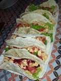 Tacos de pollo y verduras saludables!