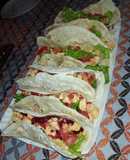 Tacos de pollo y verduras saludables!