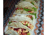 Tacos de pollo y verduras saludables!