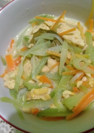 Foto resep GERD sayur wortel labu siam tempe fiber cream🌸