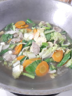 Foto resep Capcay kuah bakso