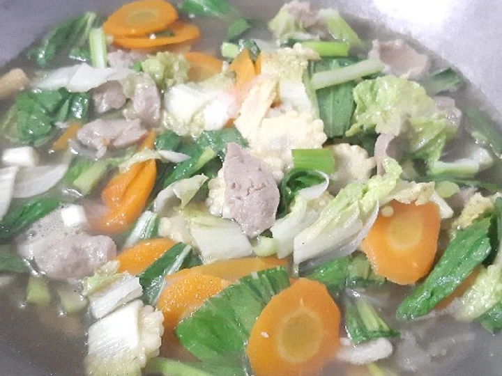 Cara Gampang Membuat Resep Capcay kuah bakso yang Enak Banget Anti Ribet, Sempurna