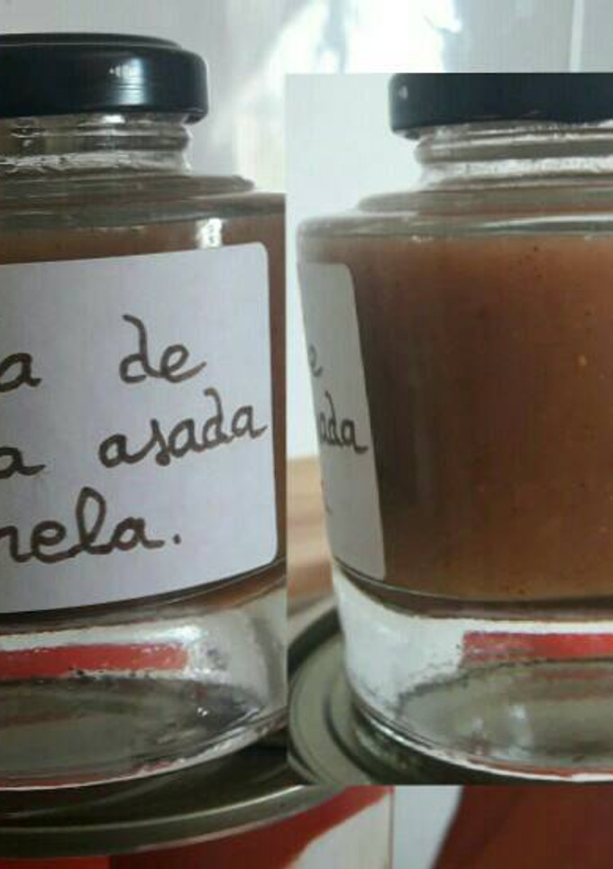 Una foto de Compota de manzana asada con canela (sin gluten)