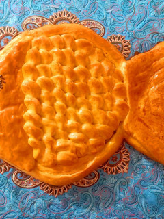 عکسی از دستور پیراشکی به شکل ماهی با خمیر جادویی(داخل توستر)