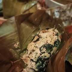 Botok Daun Singkong Teri-レシピのメイン写真