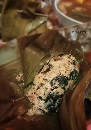 Foto resep Botok Daun Singkong Teri