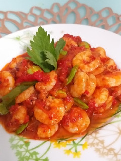 Foto resep Udang Pete Balado