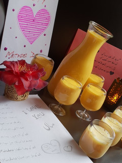 A picture of Mango lassi.