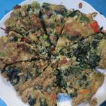 Green Spinach Omelet (recook)