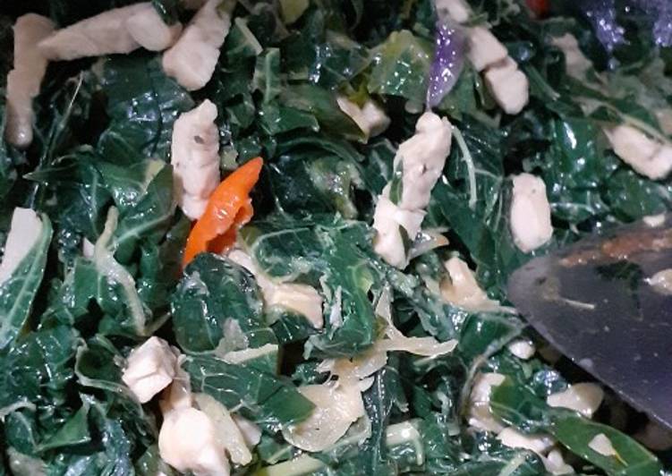  Resep  Tumis  daun pepaya  plus tempe  oleh Ummu Samuroh 