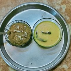 A picture of Rajasthani special Curry -lapsi.