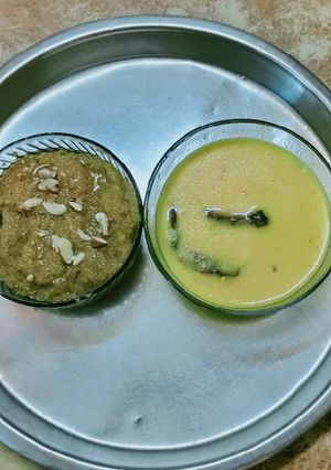 A picture of Rajasthani special Curry -lapsi.