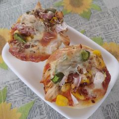 A picture of Pizza tart.