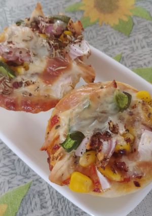 A picture of Pizza tart.