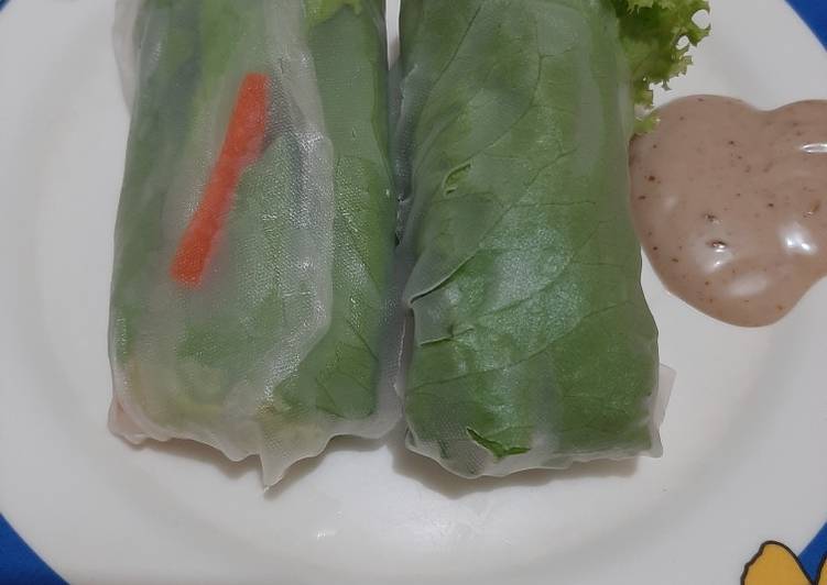 Cara Gampang Membuat 1st trial, vietnamese spring roll Anti Gagal